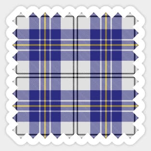 Clan MacPherson Blue Dress Tartan Sticker